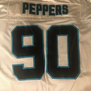 Julius Peppers, Carolina Panthers, jersey 54